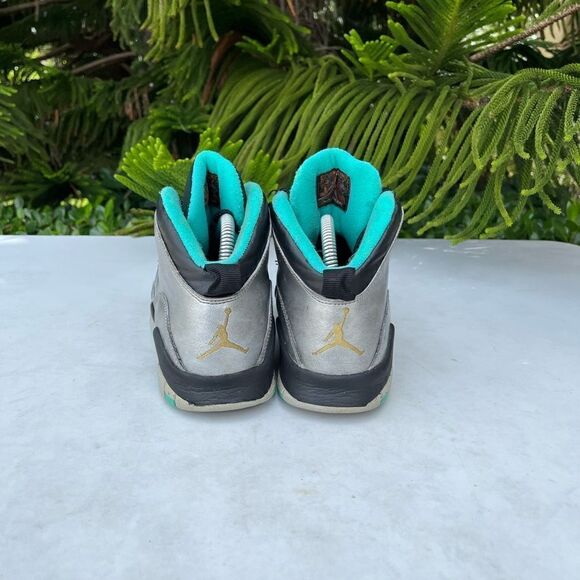 Jordan 10 Retro 30TH Lady Liberty Metallic Shoes Youth Womens Size: 8 - Picture 4 of 8